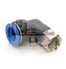 Пневмофитинг цанговый L-образный с внутренней резьбой PLF 16-03 (R3/8")