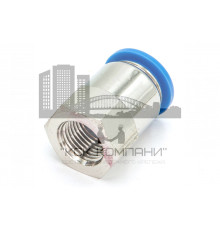 Пневмофитинг цанговый прямой с внутренней резьбой PCF 16-М16х1.5