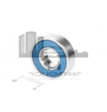 Подшипник 619/8 2RS (1000098, 698) 8*19*6мм