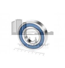 Подшипник 6208 2RS (6-180208 С17) 40*80*18мм ГПЗ/СПЗ-4