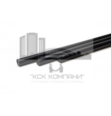 Полиацеталь черный стержень Ф 15 мм ПОМ-С (L=1000 мм, ~0,3 кг)