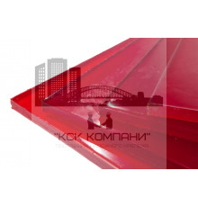 Полиуретан листовой 20 мм (500х500 мм, ~6.3 кг, красный) Россия