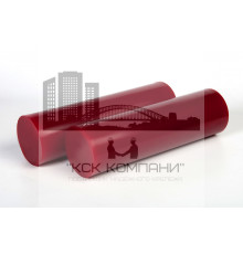 Полиуретан стержень Ф 120 мм (400 мм, 6.1 кг, красный, ШОР А85) Россия