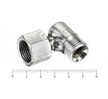 Штуцер для РВД угловой 22/22 М 18х1.5 - гайка 18х1.5