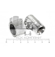 Штуцер для РВД угловой 22/22 М 18х1.5 - гайка 18х1.5