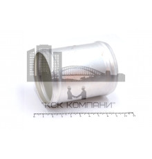 Трубка для патрубков соединительная прямая Ф 60 мм, L 76 мм