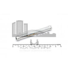Трубка для патрубков соединительная прямая Ф 8 мм, L 76 мм