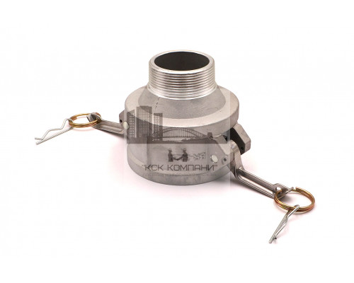 Камлок переходной алюм. В-3020 (МАМА 75мм + нар. резьба 50мм) 3 х 2