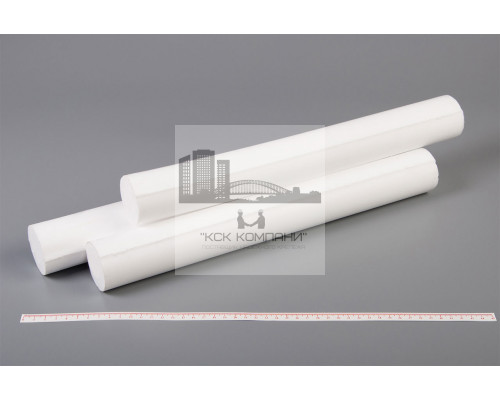 Фторопласт Ф-4 стержень Ф 50 мм (~400 мм) пресс.