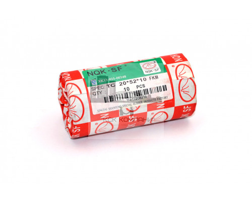 Сальник (манжета армир.) фторкаучук TC 20х52х10 FKM75