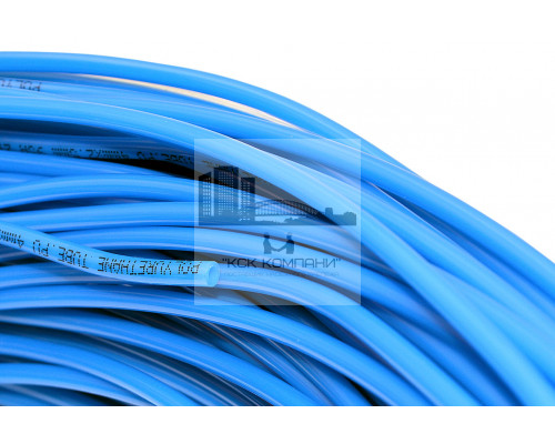 Пневмотрубка полиуретановая PU95 4х2.5 мм (8 атм, голубая) Китай