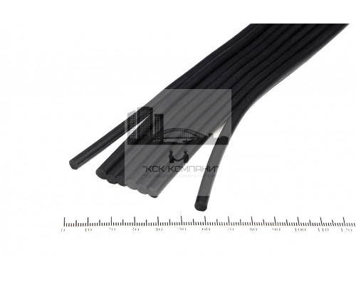 Шнур резиновый МБС 1-4с Ф 5 мм ГОСТ 6467-79