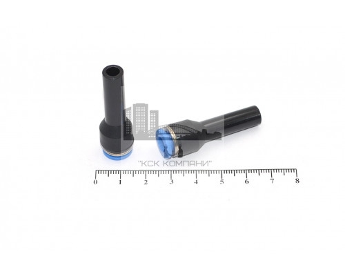 Фитинг пневматический цанговый пластиковый прямой переходной PGJ 8-6