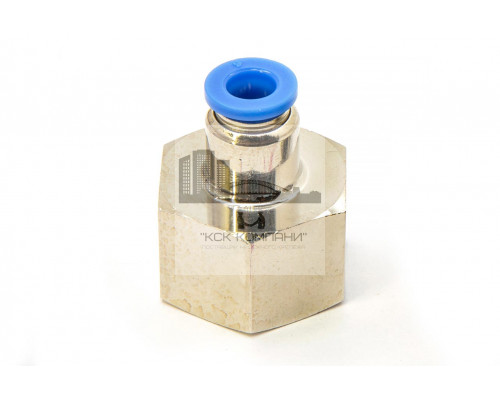 Пневмофитинг цанговый прямой с внутренней резьбой PCF 6-04 (R1/2)