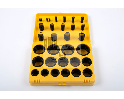 Набор колец резиновых уплотнительных O-Ring NBR70 Метр. (№5С) 386шт