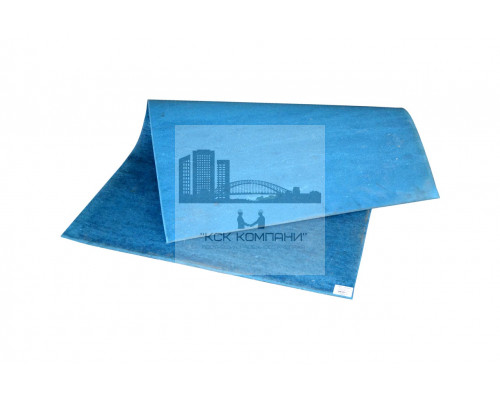 Паронит ПМБ-1 4.0 мм (~1,0х1,5 м) голубой ТУ 2570-010-21523050-2017