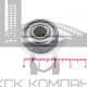 Подшипник 628 ZZ (80028) 8*24*8мм