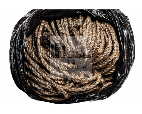 Каболка водопроводная ф 10 мм, пакет+сетка 20 кг