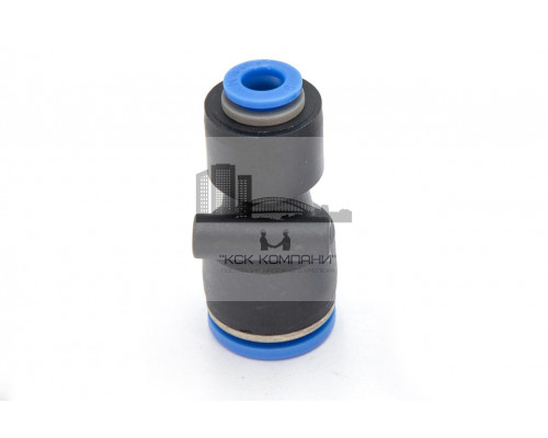 Фитинг пневматический цанговый пластиковый прямой переходной PG 12-6