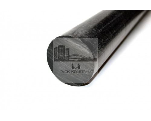 Полиацеталь черный стержень Ф 60 мм ПОМ-С (L=1000 мм, ~4,3 кг)