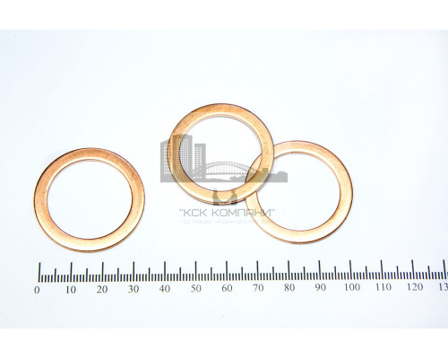 Шайба медная 27*36*1.5