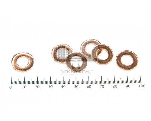 Шайба медная 9*18*2.0
