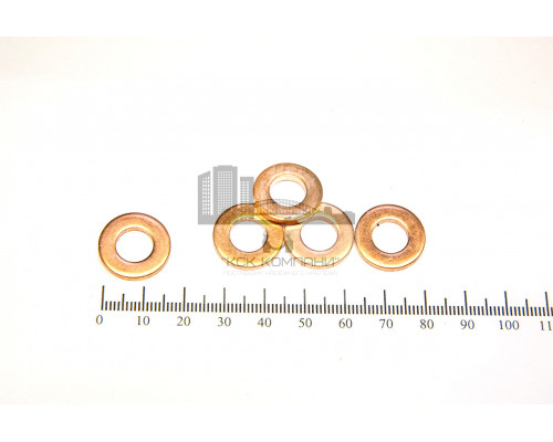 Шайба медная 9*18*2.0