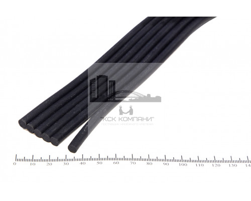 Шнур резиновый 1-2с Ф 6 мм ГОСТ 6467-79