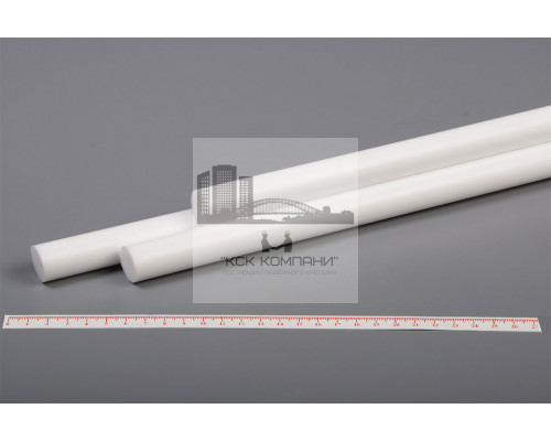 Фторопласт Ф-4 стержень Ф 20 мм (~1000 мм) экстр.