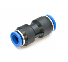 Фитинг пневматический цанговый пластиковый прямой переходной PG 12-10