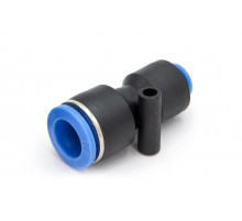 Фитинг пневматический цанговый пластиковый прямой переходной PG 12-6
