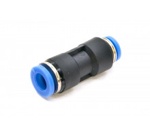 Фитинг пневматический цанговый пластиковый прямой переходной PG 6-4