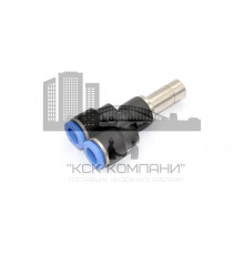 Фитинг пневматический цанговый пластиковый Y-образный PWJ 12-10