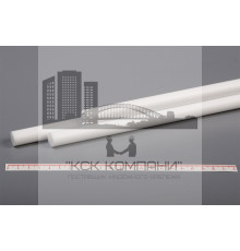 Фторопласт Ф-4 стержень Ф 15 мм (~1000 мм) экстр.