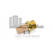 Глушитель выхлопа латунный с наружной резьбой BSL 03 (R3/8")