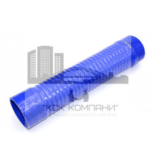 Патрубок силиконовый гофрированный усиленный Ф 75 мм L 400 мм