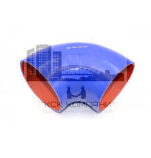 Патрубок силиконовый угловой Ф 150 мм L 150х150 мм, 90 град.