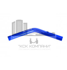 Патрубок силиконовый угловой Ф 16 мм L 150х150 мм, 135 град.