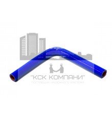 Патрубок силиконовый угловой Ф 20 мм L 200х200 мм, 90 град.