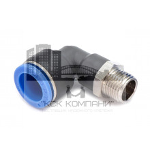 Пневмофитинг цанговый L-образный с наружной резьбой PL 16-М16х1.5