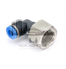 Пневмофитинг цанговый L-образный с внутренней резьбой PLF 6-М16х1.5