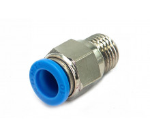 Пневмофитинг цанговый прямой с наружной резьбой PC 10-М14х1.5
