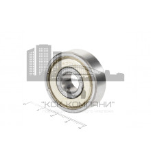 Подшипник 6301 ZZ (80301) 12*37*12мм