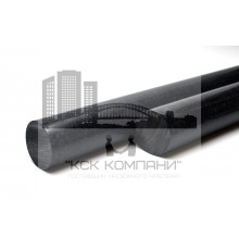 Полиацеталь черный стержень Ф 60 мм ПОМ-С (L=1000 мм, ~4,3 кг)