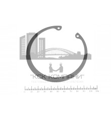 Стопорное кольцо внутреннее 92х2,0 ГОСТ 13943-86