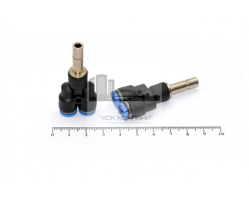 Фитинг пневматический цанговый пластиковый Y-образный  PWJ 6-4