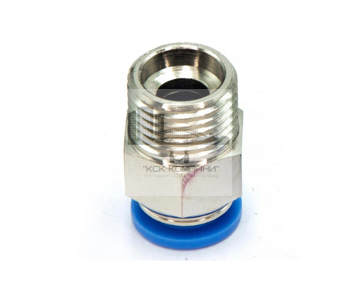 Пневмофитинг цанговый прямой с наружной резьбой PC 10-М16х1.5