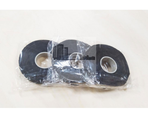 Тканевая изолента ХБ черная 300 г. двухсторонняя (шир. 20 мм, толщ. 0.4 мм) Китай