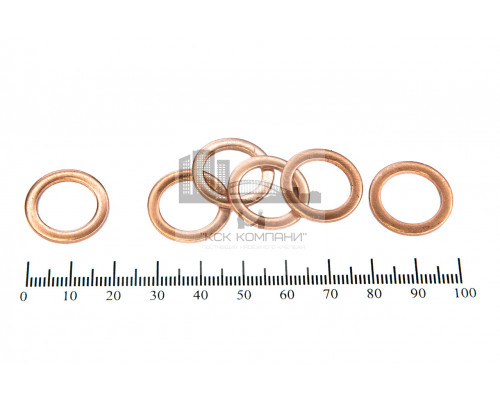 Шайба медная 14*20*1.5