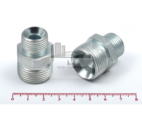 Штуцер для РВД переходной 22/30  М18х1.5 - М24х1.5